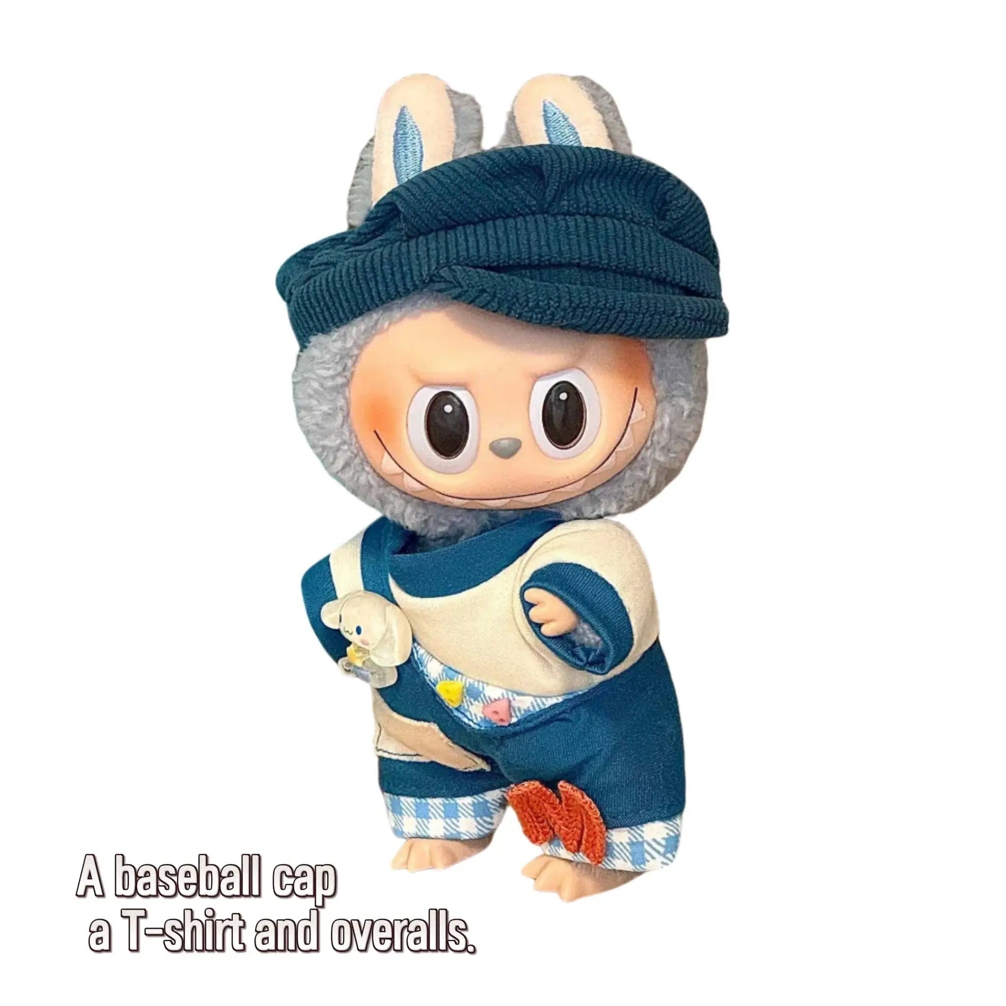 Labubu 17cm Dolls for Dress-Up with Fashion Accessories