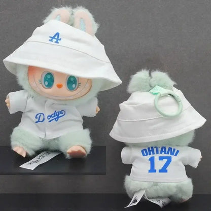 Labubu Doll Clothes - Baseball Outfit for 15/17cm Dolls