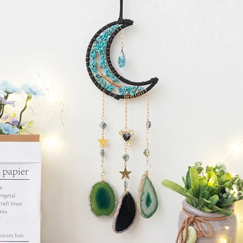 purple crystal dream catchers