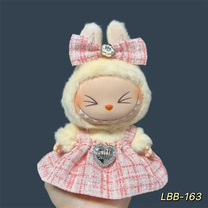 17cm Fashion Doll Labubu Accessories Set for Boys