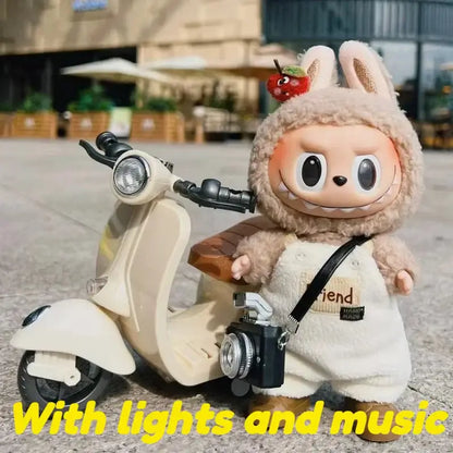 Labubu Doll Mini Electric Motorcycle - Fun &amp; Cute