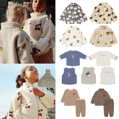 2024 Winter KS Baby Coat Autumn Baby Clothes Children&