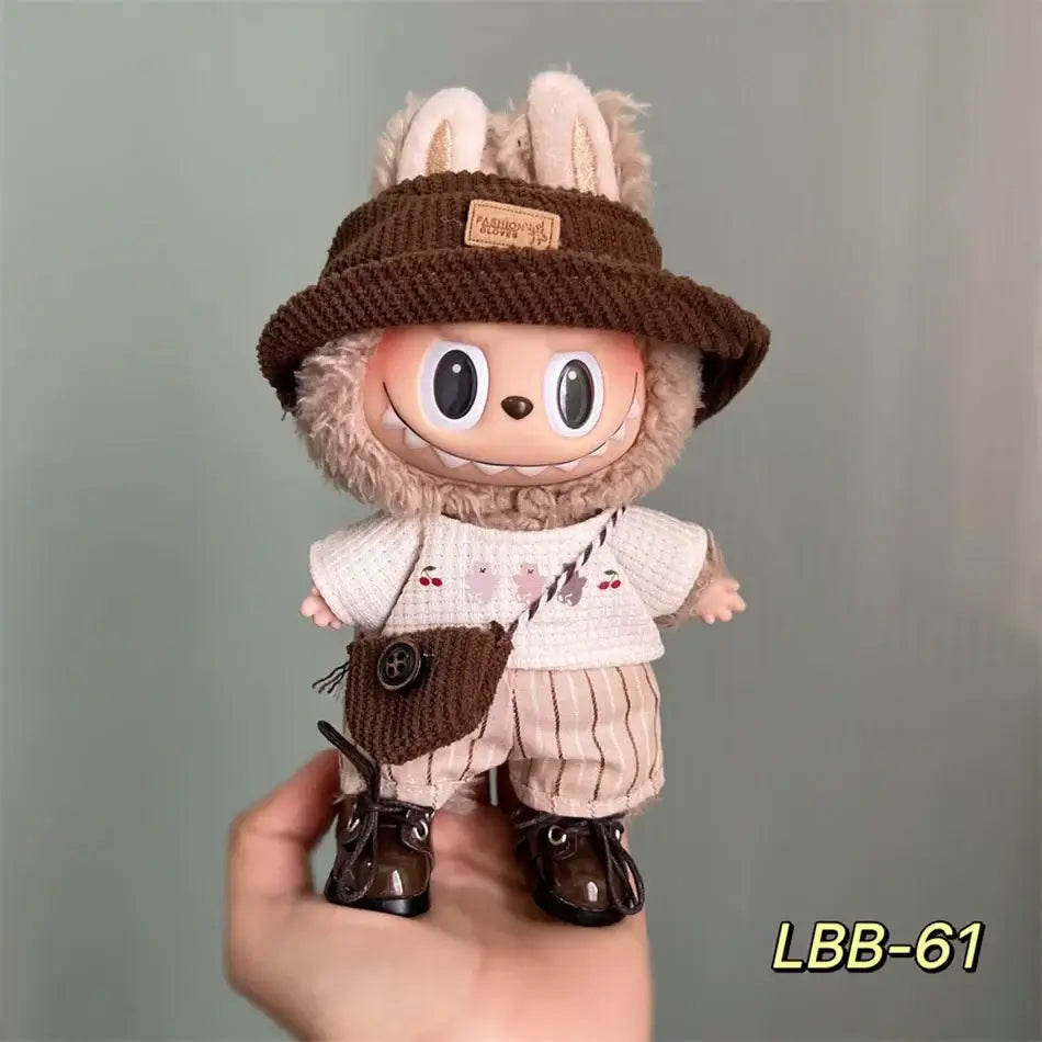 Labubu 17cm Doll Clothes Set - Fun DIY Accessories