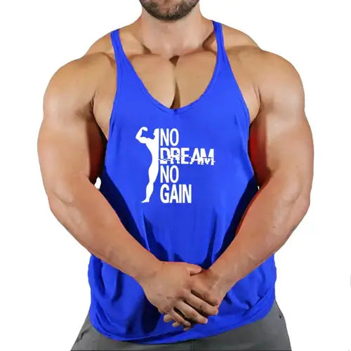 Brand Vest Muscle Sleeveless Singlets Fashion Workout Sports Shirt.