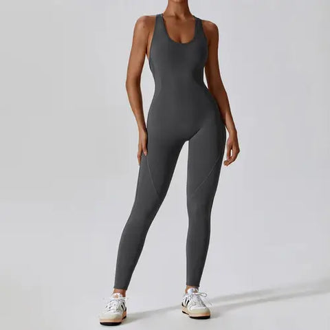 Yoga Jumpsuit Fitness Sports Overalls Gym Clothing Set Yoga Wear.