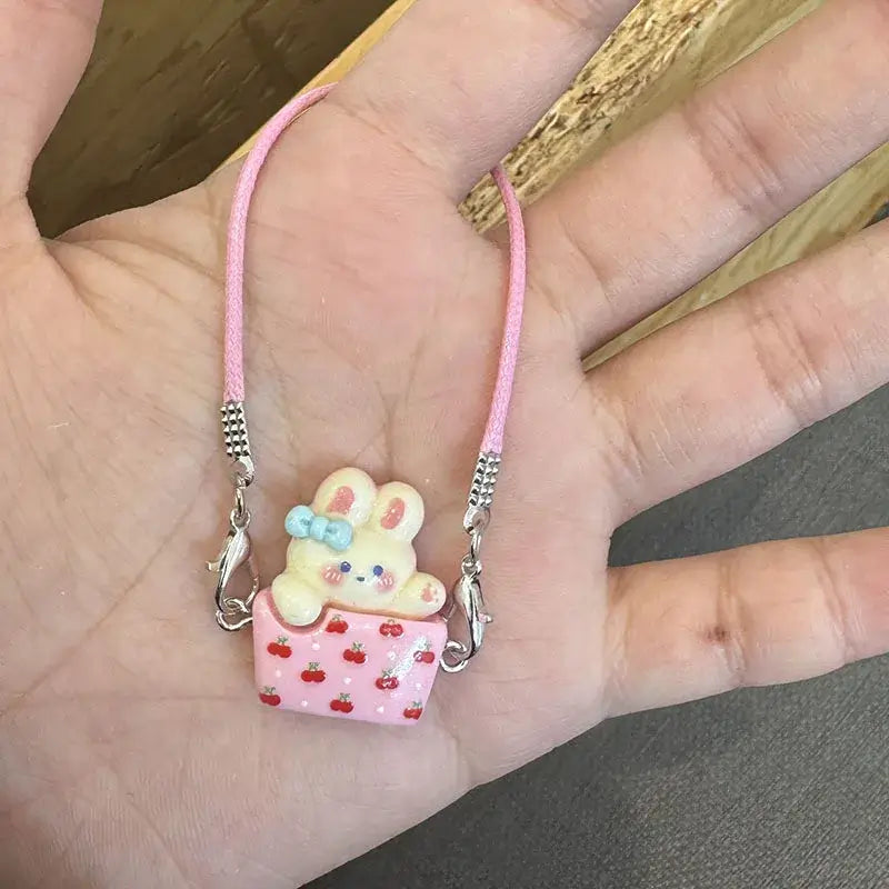 Labubu Doll 15-17cm Mini DIY Pet carrying bag Dress Up Plush Toy Accessories Dollhouse Hanging Neck Accessories Dollhouse Pendan