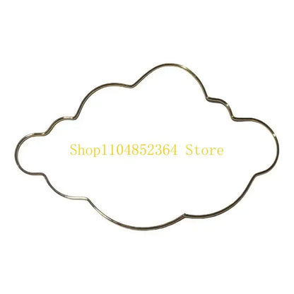 652F Dream Catcher Metal Hoops Irregular Cloud Animal DIY Macrame Iron Ring