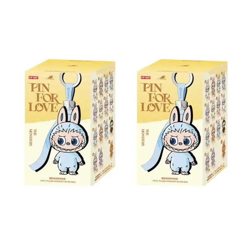 Hot Genuine POPMART The Monsters Labubu V4 Pin For Love Series Vinyl