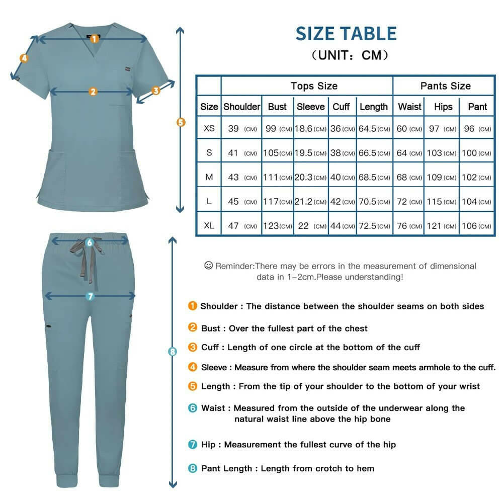 Hospital Doctor Nursing Set Unisex Wholesale Casual Jogger Suits Short.