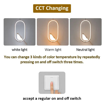 Modern Bird LED Pendant &amp; Wall Lighting