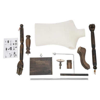 Male Mannequin Dress Half Body Adjustable Height About 150-180cm Male Mannequin