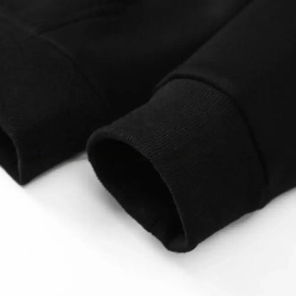 Trendy Sweatshirt Coat Front Pockets Warm Zipper Lamb Wool Jacket Men