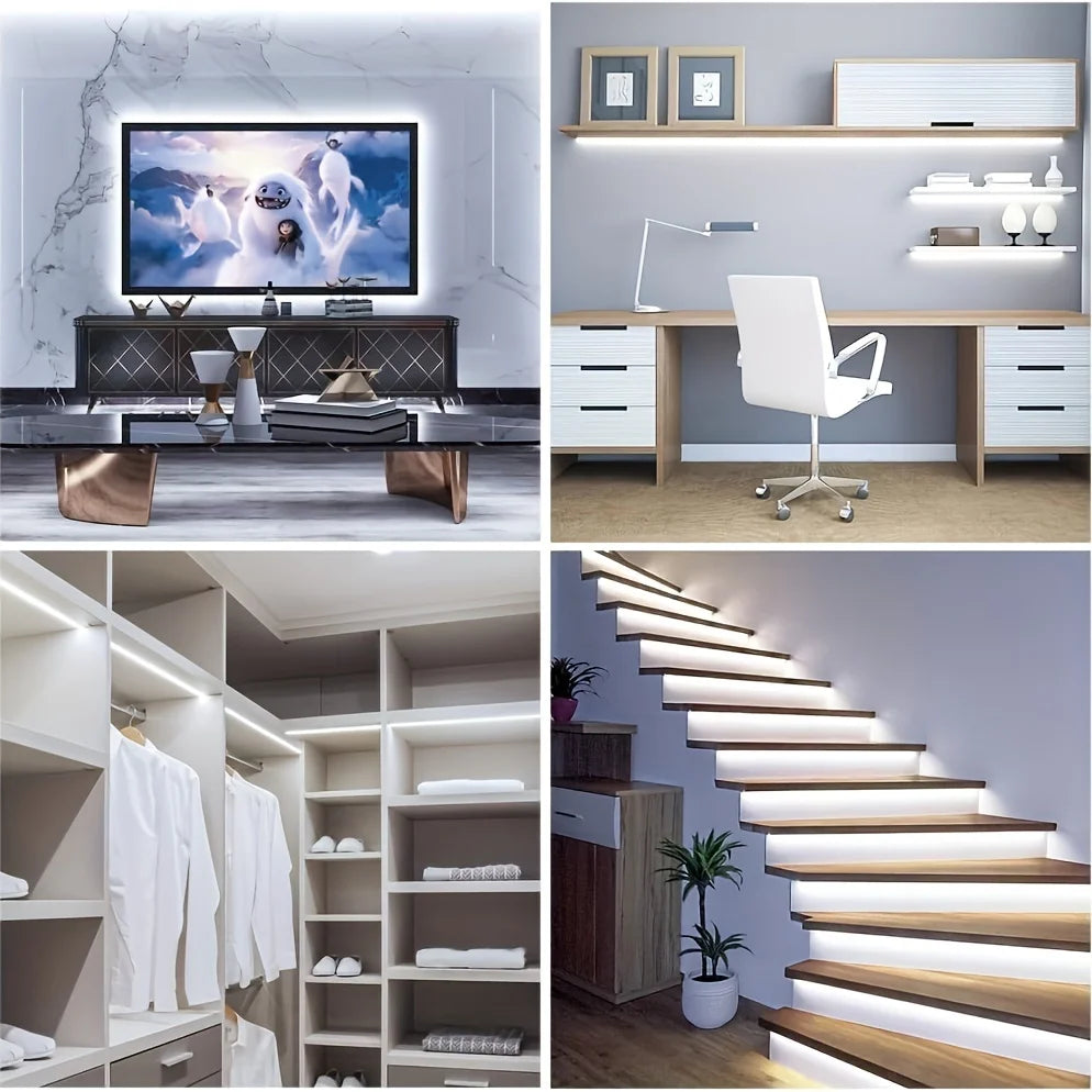 1M USB LED Strip Light with Hand-Wave Sensor