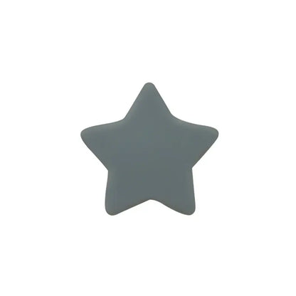 50pcs Silicone Star Heart Crown Beads Food Grade Teether Baby Silicone Bracelet Diy Crafts Baby Accessories