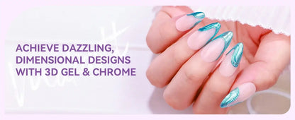 Makartt Clear 3D Sculpting Nail Gel, 8g