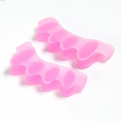 Gel Toe Spreaders Separator Silicone Bunion Correctors for Bent Claw Curved Toes Toe Straighteners for Women &amp;Men Foot Care Tool