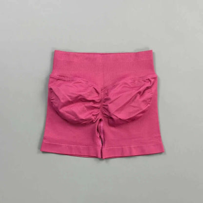 HISTELLO Women’s Seamless Scrunch Workout Shorts