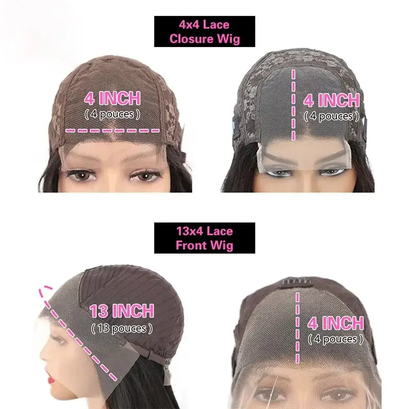 Curly Wigs Bob Wigs Curly Lace Front Human Hair Wigs 100% Bob Hair Wig 4C Edges Human Hair Short Wig 4x4 Closure Human Hair Wig