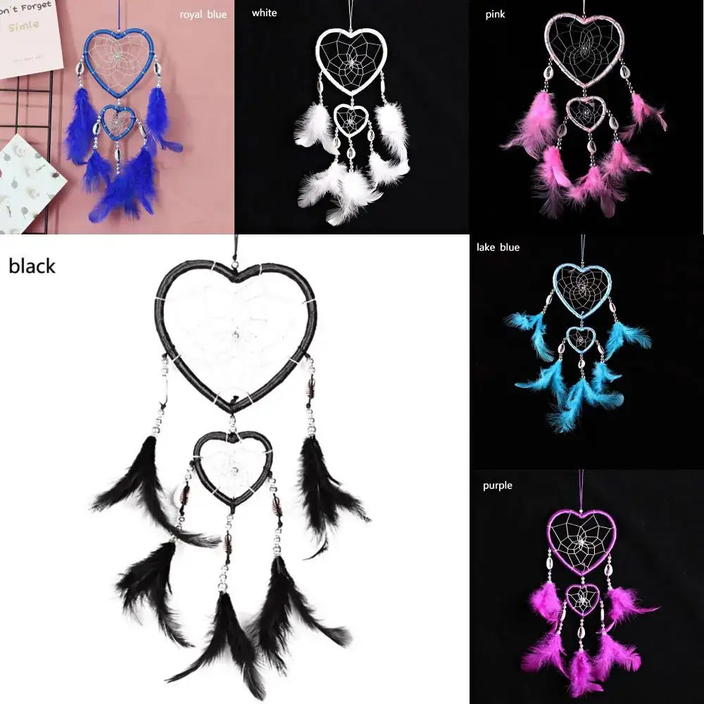 Colorful Beads Decorative Feather Dream Catcher Wind Chimes Car Interior Wall Hanging Decoration Crafts Dream Catcher Ornaments