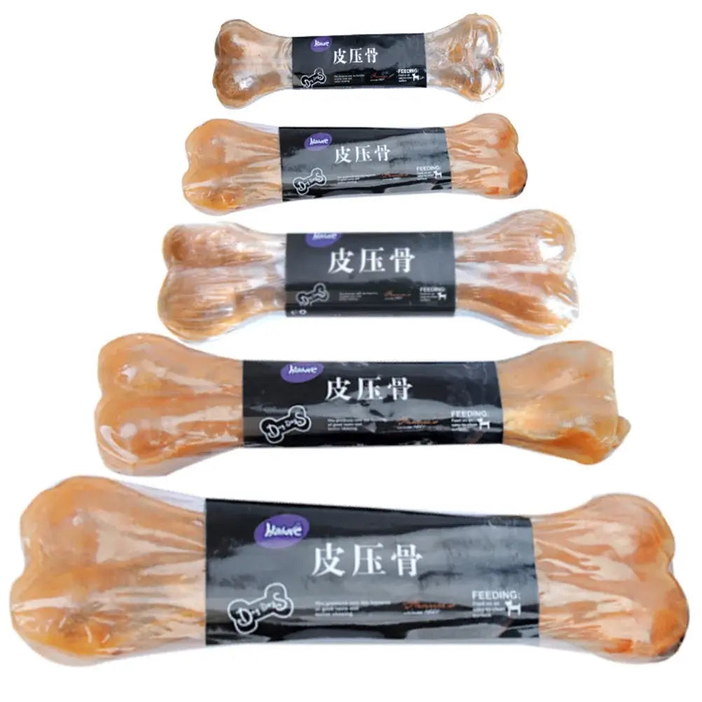 5inch Pet Dog Chew Bone Durable Teether Chewing Entertainment Teeth Cleaning Training Aid for Small Medium Dogs