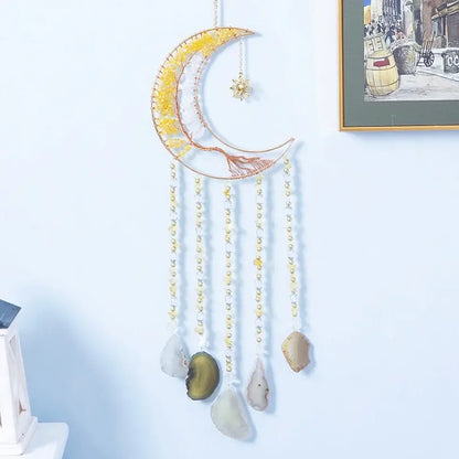 purple crystal dream catchers