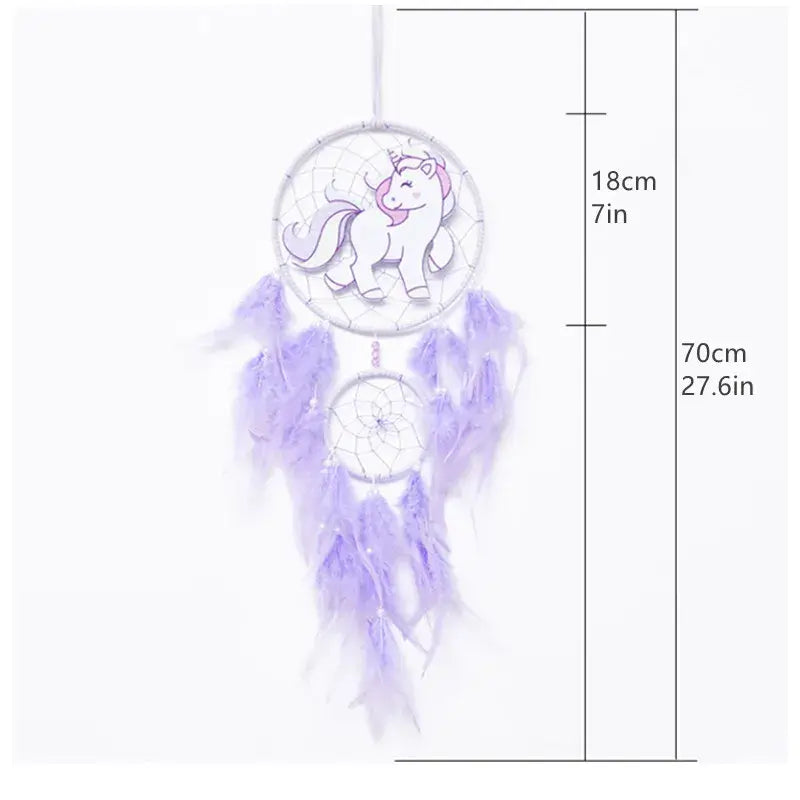 Animals Dinosaur Dream Catchers Wall Decor for Kids Children Room Cute Crocodile Horse Catcher Hanging Ornament Home Accessories