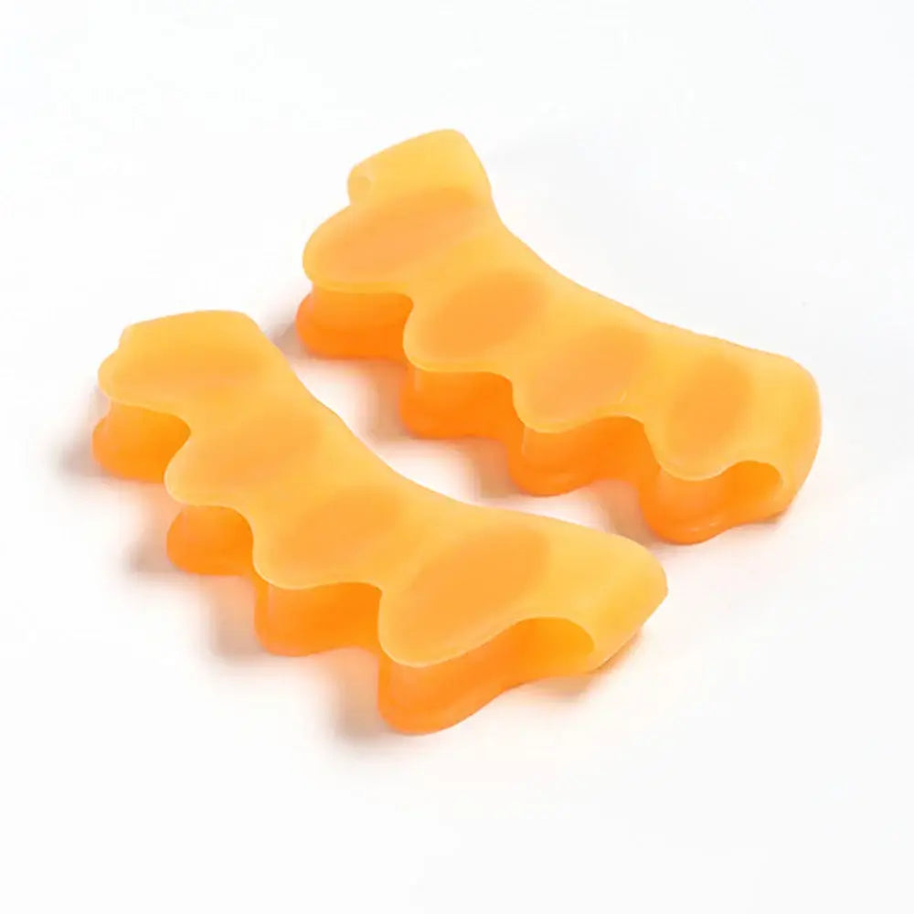 Gel Toe Spreaders Separator Silicone Bunion Correctors for Bent Claw Curved Toes Toe Straighteners for Women &amp;Men Foot Care Tool