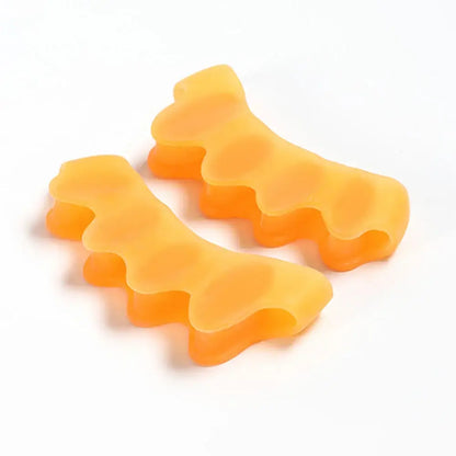 Gel Toe Spreaders Separator Silicone Bunion Correctors for Bent Claw Curved Toes Toe Straighteners for Women &amp;Men Foot Care Tool
