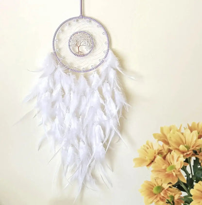 peacock feather dream catchers