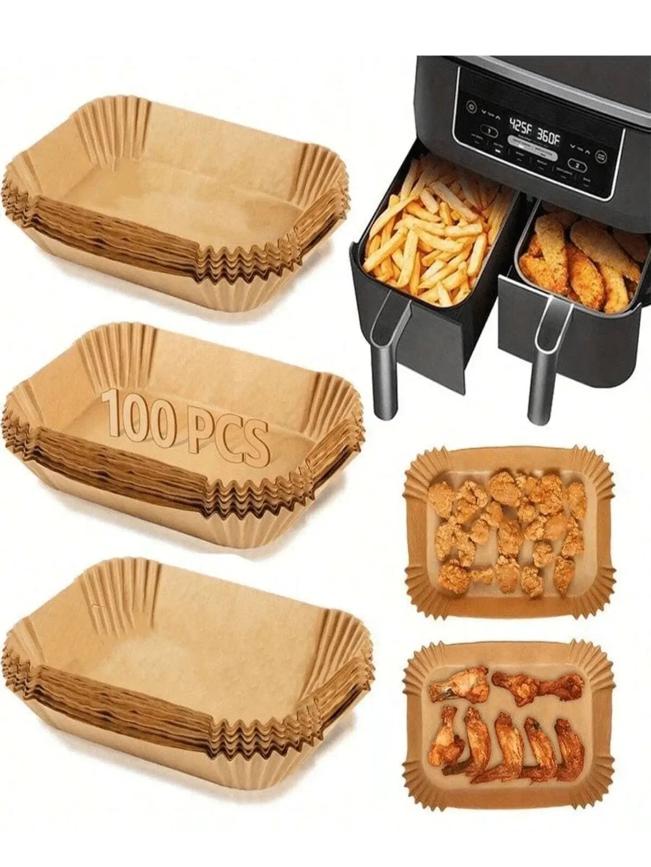 air fryer disposable paper liners