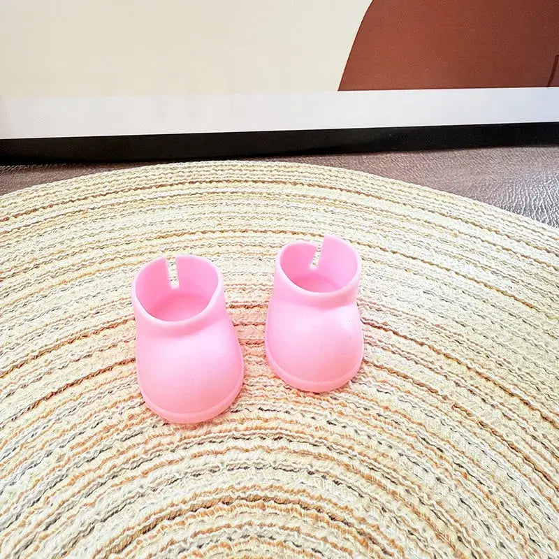 Labubu Doll Rain Boots Labubu I II III Idol Dolls Colorful Shoes and Headphones Multicolor Big Bow LabubusAccessories DIY Gifts