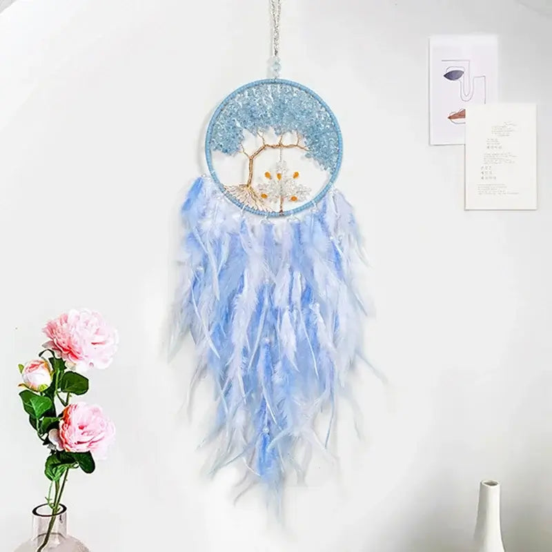 peacock feather dream catchers