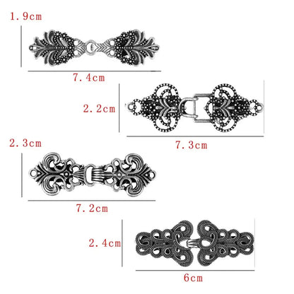 Set Vintage Sweater Duck Clip Cape Cloak Fastener for Dress Shirt Cardigan Shawl Collar Clasp Back Cinch Clip for Women Clothing