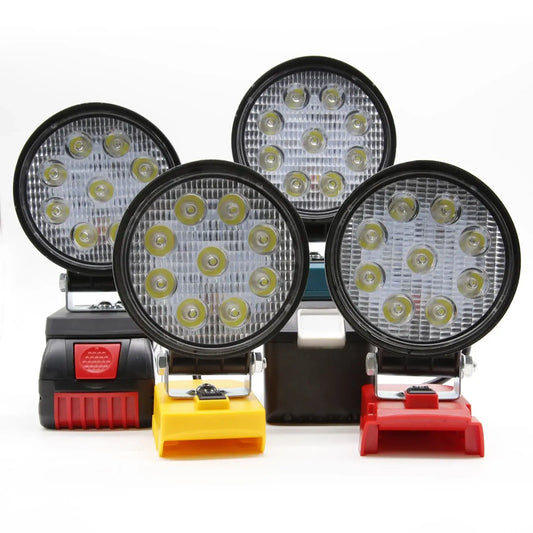 For Makita/Dewalt/Milwaukee/Bosch 18V Li-ion Battery LED Work Light.