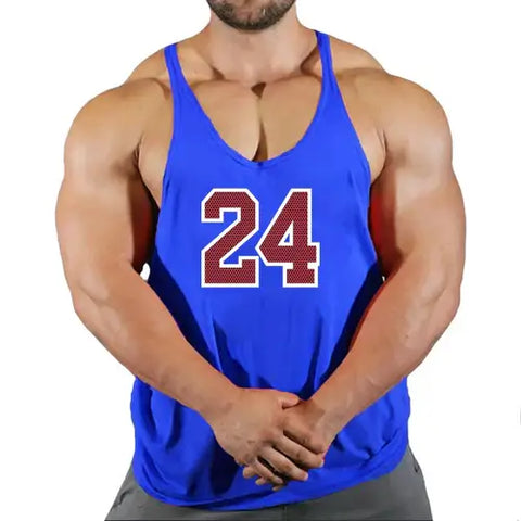 Sport Brand Vest Muscle Gym Mens Back Tank Top Sleeveless Stringer.