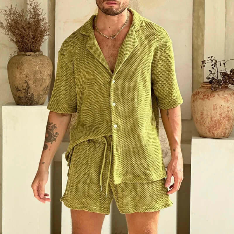 Quality luxury men beach wear set - Sexikinis Swim.