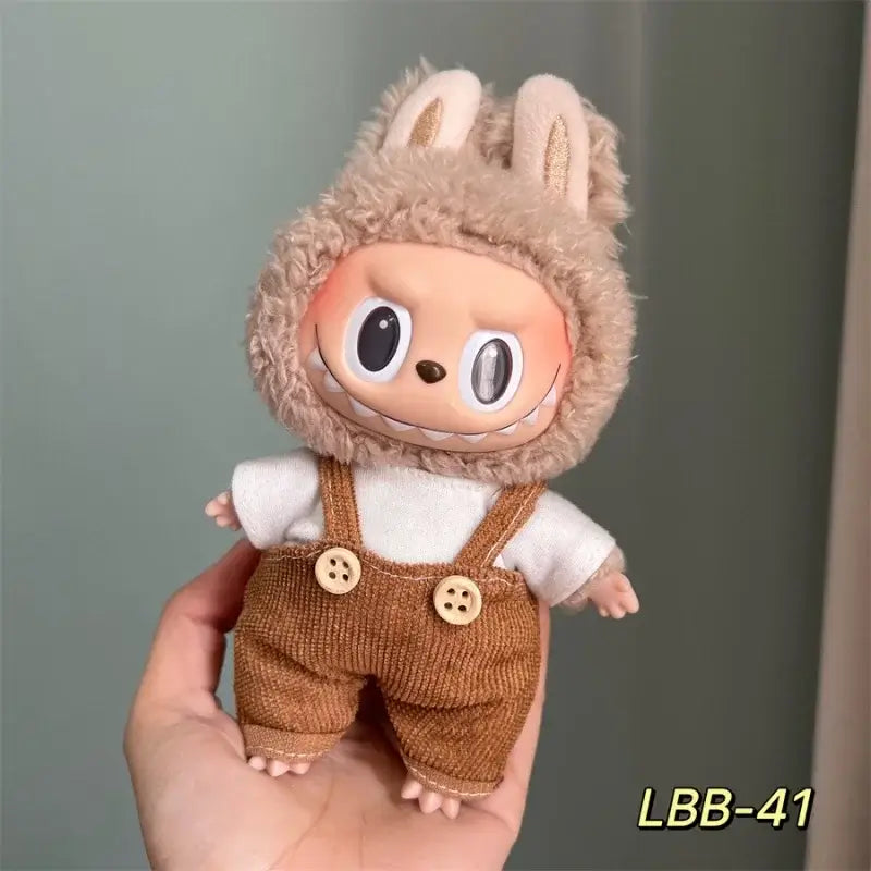 Labubu doll changeable outfits