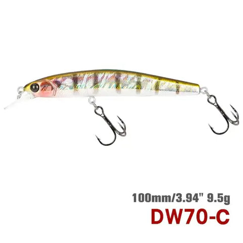 TSURINOYA 100SP Suspending Minnow Fishing Lure DW70 100mm 9.5g.