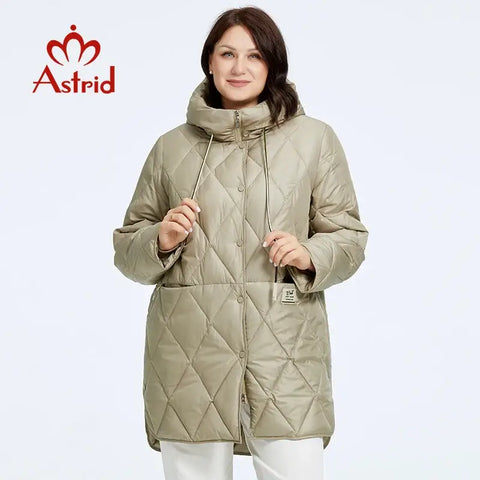 Astrid Women's Winter Jacket 2023 Plus Size Women Parka Long Down.