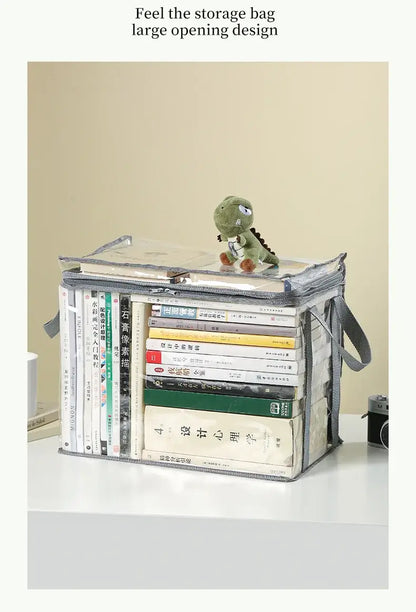 Foldable Book Box - Waterproof Organizer for Students