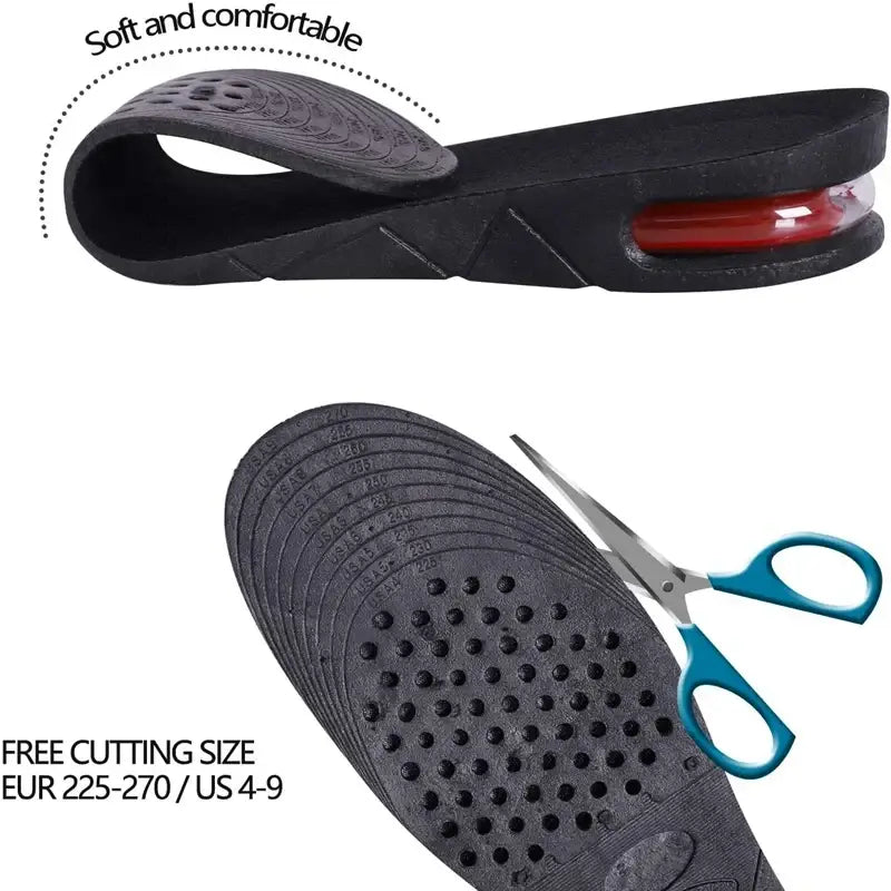 SMATLELF Height-Increasing Air Cushion Insoles, 3–9 cm Lift