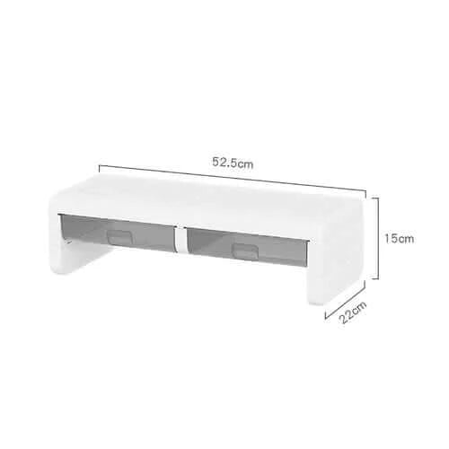 Desktop Computer Monitor Stand Raiser Multi-Function Storage Shelf 2.