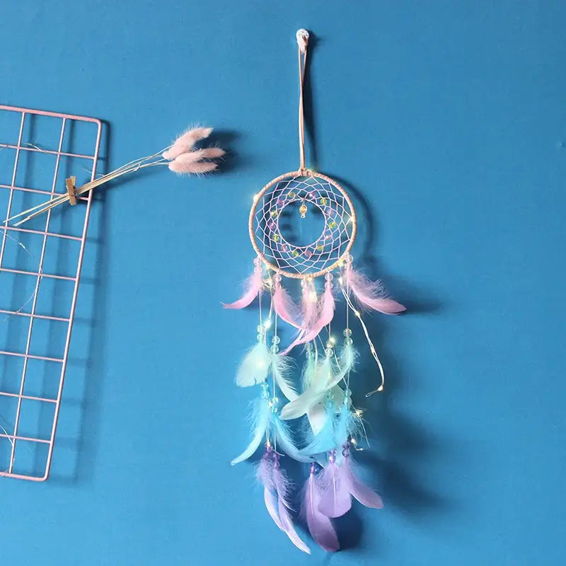colorful handmade dream catcher