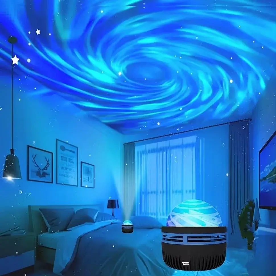LED Galaxy Projector Night Light – 1 or 2 Pack