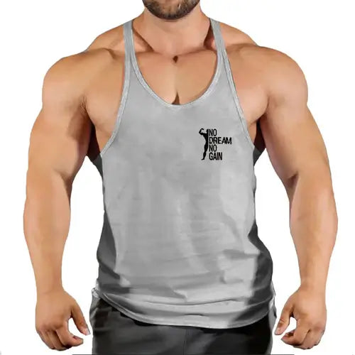 Brand Vest Muscle Sleeveless Singlets Fashion Workout Sports Shirt.