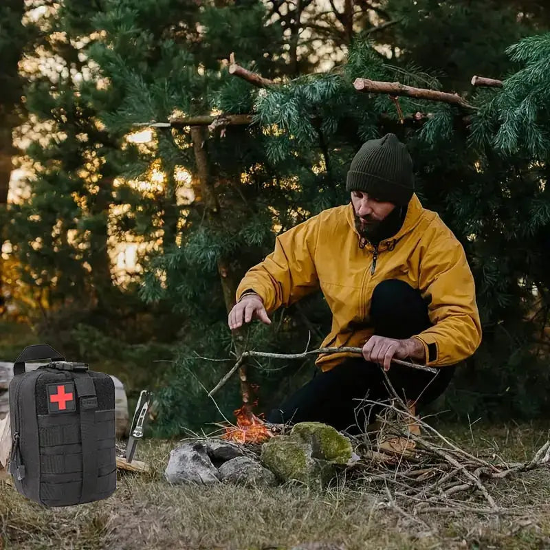 156 pcs First Aid Kit for Camping, Boating, Hiking