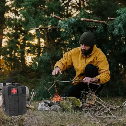 156 pcs First Aid Kit for Camping, Boating, Hiking