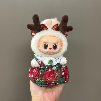 Labubu Doll Christmas Outfit - Festive Holiday Set