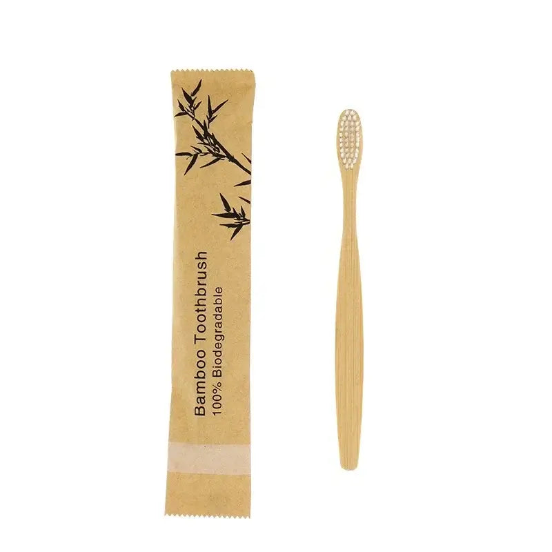 Kids’ Bamboo Toothbrushes with Soft Bristles, 15 or 30 Pack
