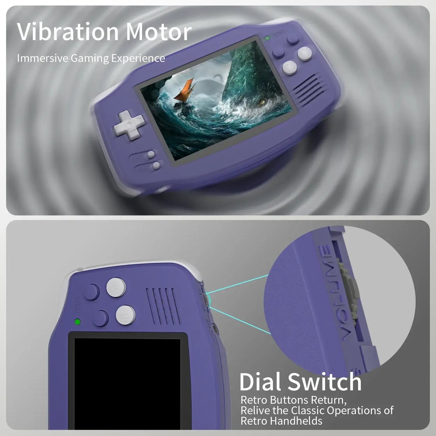 ANBERNIC RG34XX Retro Handheld Game Console 3.4&quot; IPS Screen Linux 64-bit Video Gaming Player Support WiFi Bluetooth HD TV Output